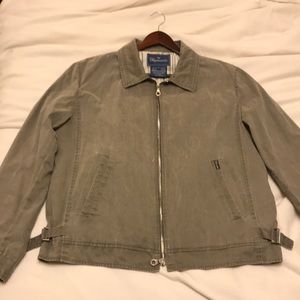 Faconnable gray zip jacket